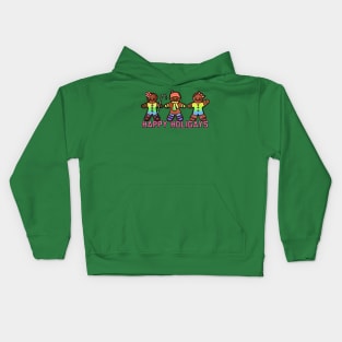 Happy Holigays Rainbow Kids Hoodie